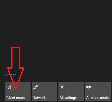 כיצד להשתמש במצב טאבלט ב- Windows 10